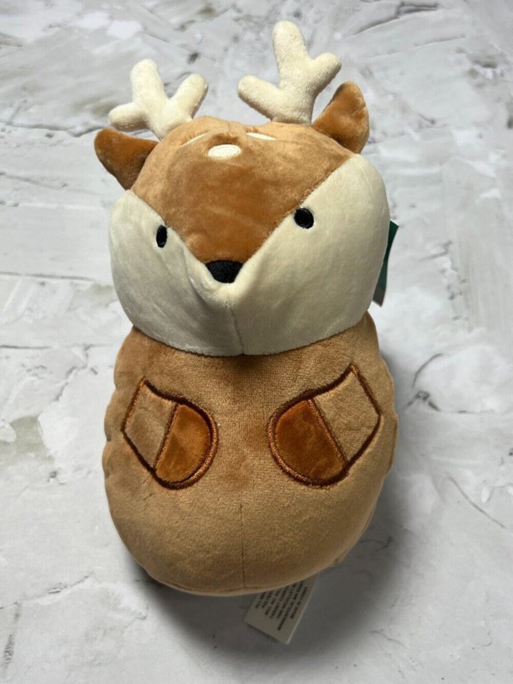 Pillowfort Brown Deer Mini Plush Squish 8” Stuffed Animal Toy NEW